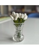 Квіти паперові Тюльпани, 10 см, айворі, 20-040