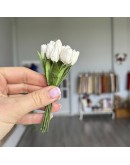 Квіти паперові Тюльпани, 11 см, айворі, 20-041