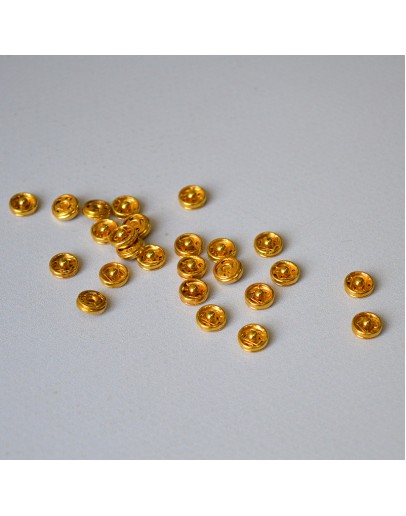 Кнопки золоті, 7 мм, 64-009