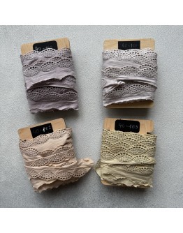 Мереживо-прошва, ручного фарбування, 25 мм, 40-100