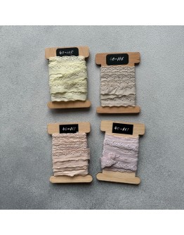 Мереживо-прошва, ручного фарбування, 20 мм, 40-115