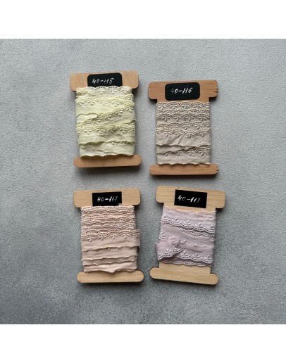 Мереживо-прошва, ручного фарбування, 20 мм, 40-116