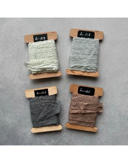 Мереживо-прошва, ручного фарбування, 25 мм, 40-123