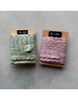 Мереживо-прошва, ручного фарбування, 20 мм, 40-127