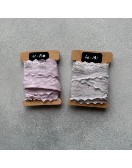 Мереживо-прошва, ручного фарбування, 20 мм, 40-130