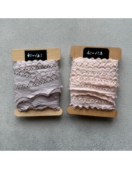 Мереживо-прошва, ручного фарбування, 25 мм, 40-132