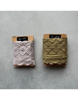 Мереживо-прошва, ручного фарбування, 80 мм, 40-147