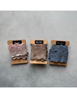 Мереживо-прошва, ручного фарбування, 40 мм, 40-151