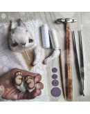 Set for Oksana Antonenko's online Master Class "Christmas Bunny", 400-076