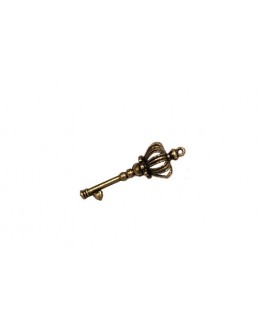 Підвіска "Ключ", металева, вінтажна, 56 мм, 70-080