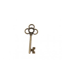 Підвіска "Ключ", металева, вінтажна, 50 мм, 70-081