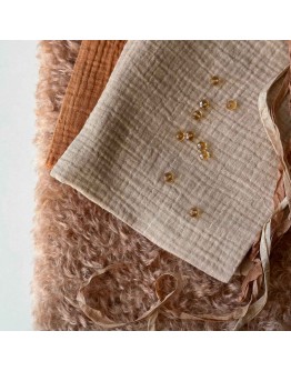 Намистини скляні, круглі, 0,8 см, 34-012