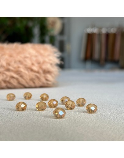 Намистини скляні, круглі, 0,8 см, 34-012