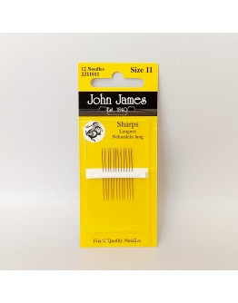 Голки для ручного шиття, John James, 12 шт, №11, 70-406