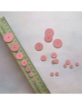 Оргалітові диски для з'єднання лап ведмедиків Тедді, 06 мм, 246-006