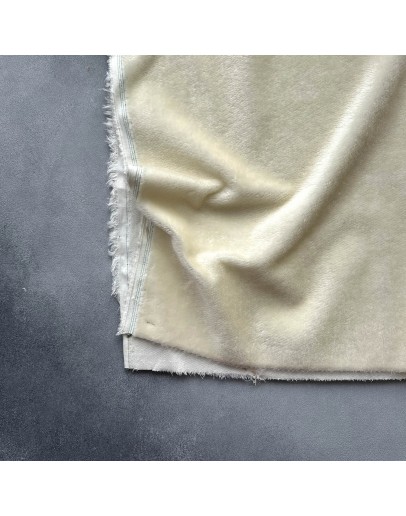 Мохер 7 мм, щітка, білий, Steiff Schulte, 284-lim-002