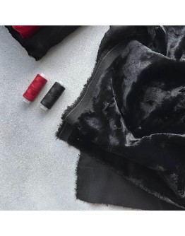 Віскоза, чорна, 9 мм, Італія, 282-025