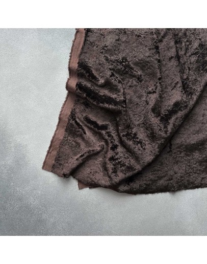 Віскоза, коричнева, 7 мм, Італія, 282-028