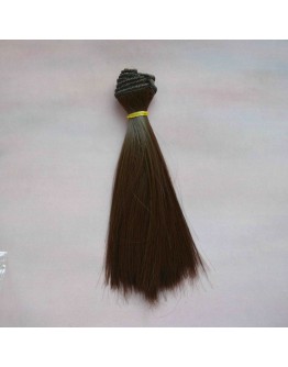 Волосся для ляльок, пряме, 15 см, 50-004